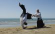 aikido on the beach