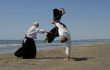 aikido on the beach