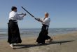 aikido on the beach