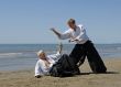 aikido on the beach