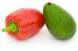 sweet pepper and avocado