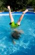 Boy Swimming