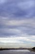 Clouds above river
