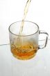 Transparent cup of tea