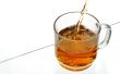 Transparent cup of tea