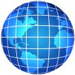 Blue globe