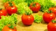 Fresh salad with tomatoes