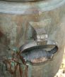 The detail of old cooper samovar