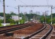 Passenger train arriving on station