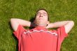Man Relaxing In The Sun