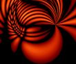 Abstraction red & black background