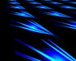 Blue neon abstract