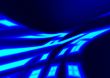 Blue neon abstract