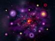Violet galaxy
