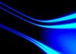 Blue neon abstract