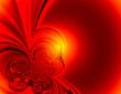Red background