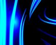 Blue neon abstract