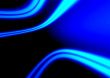 Blue neon abstract