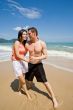 young couple enjoying their vacation