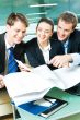 Businesspeople at work