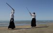 aikido on the beach