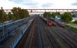 Panorama of tracks