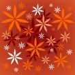 red floral background