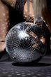 fishnet stockings and disco ball