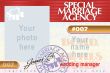 Identity card Special Marriage Agency 007