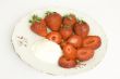 strawberry with sour cream