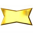 3D Golden Banner
