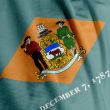 Delaware Flag Closeup
