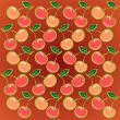 red cherry background