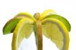 parts  of lemon and kiwi