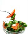 Spring salad isolated