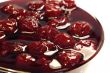  cherries jam  in the  glass