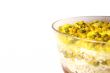 Salad from rice, a peas, corn
