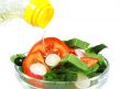 Olive oil and salad