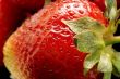 ripe strawberry macro