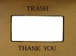 Trash sign