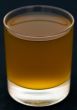 Glass with a liquid