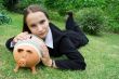 Girl with Piggy