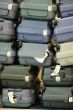 Luggage pile up