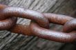 closeup of a metal chain