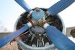 Propeller and engine of airplane