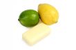 Soap from lime and lemon