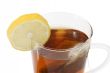 Tea with lemon slice