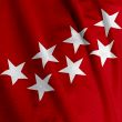 Madrid Flag Closeup