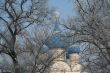 Russian domes in winter