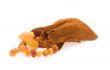 Adornment from amber in a sack